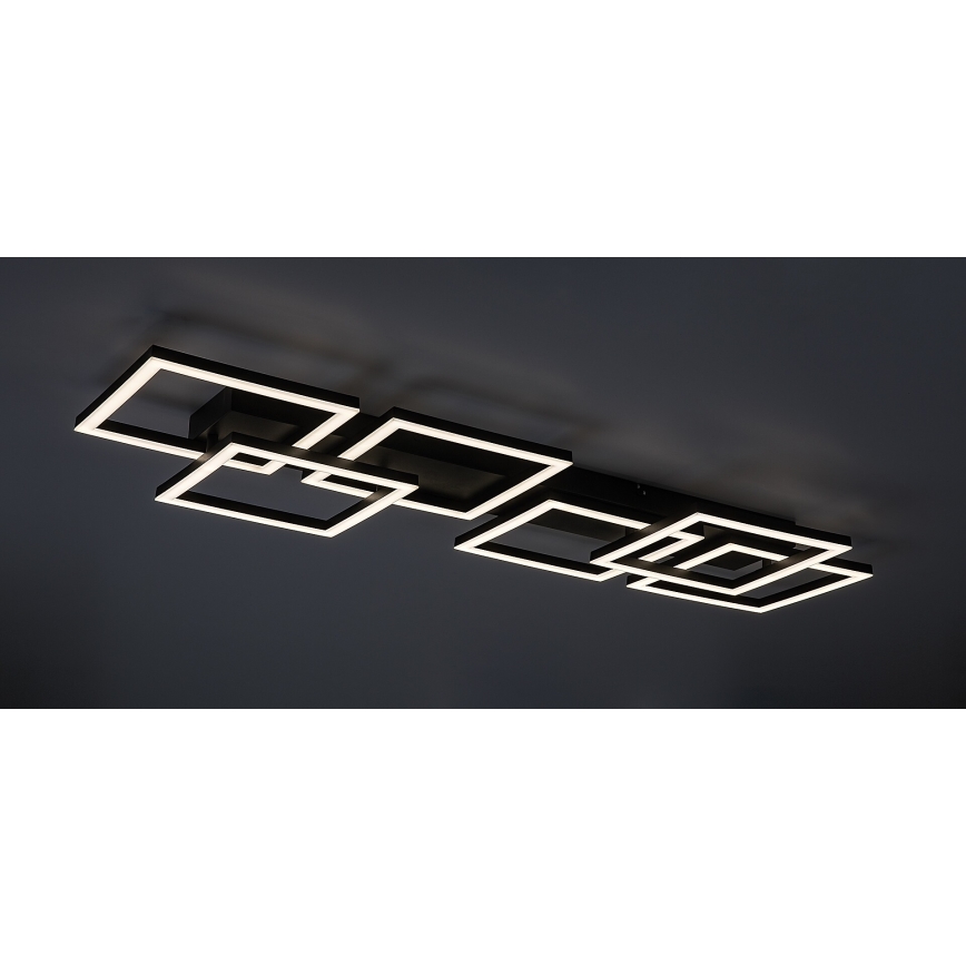 Rabalux - LED hämardatav laevalgusti LED/40W/230V 3000-6500K 33x100 cm must + kaugjuhtimispult