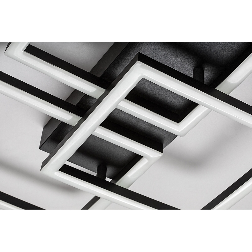 Rabalux - LED hämardatav laevalgusti LED/40W/230V 3000-6500K 33x100 cm must + kaugjuhtimispult