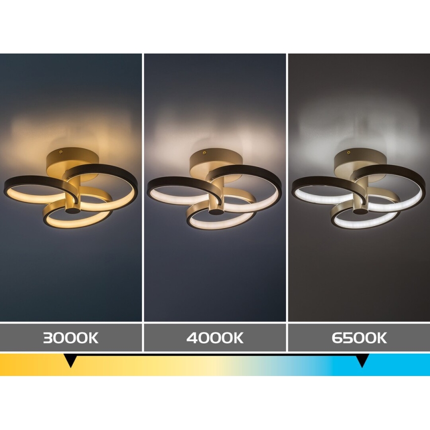 Rabalux - LED-hämardatav laevalgusti LED/32W/230V 3000-6500K läbimõõt 31 cm beež + kaugjuhtimispult