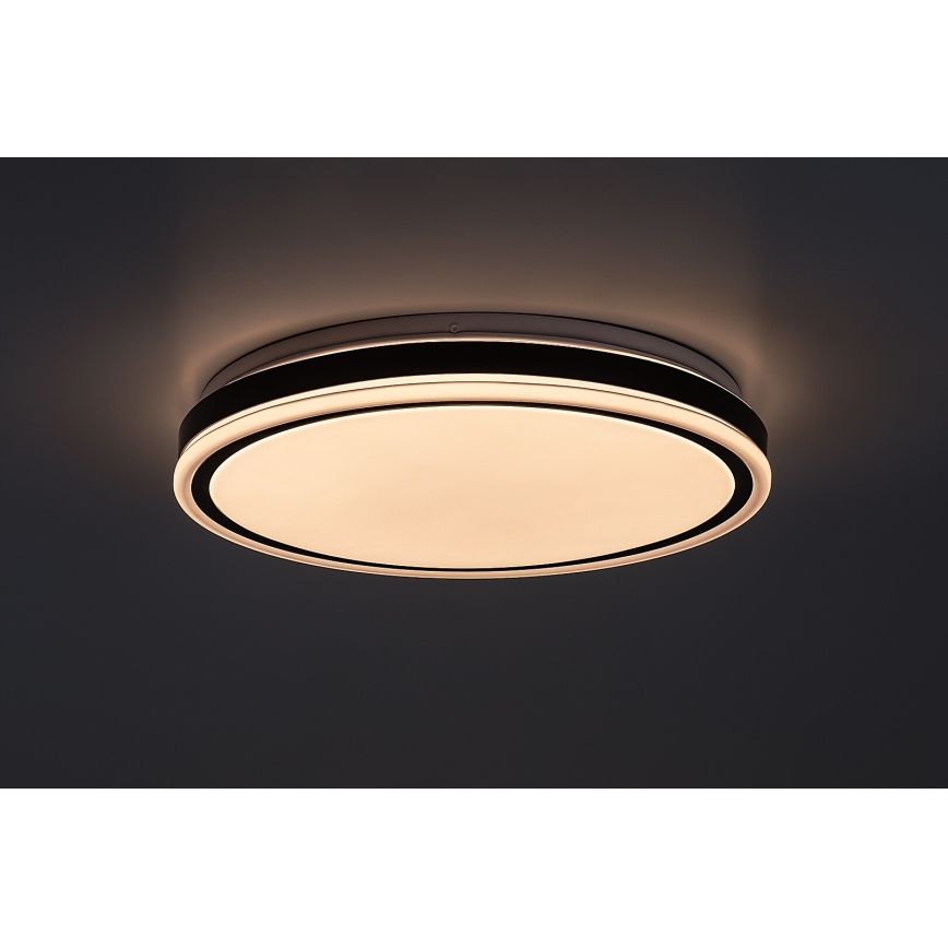 Rabalux - LED-hämardatav laelamp LED/20W/230V 3000-6500K läbimõõt 38,5 cm must + kaugjuhtimispult