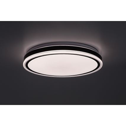 Rabalux - LED-hämardatav laelamp LED/20W/230V 3000-6500K läbimõõt 38,5 cm must + kaugjuhtimispult