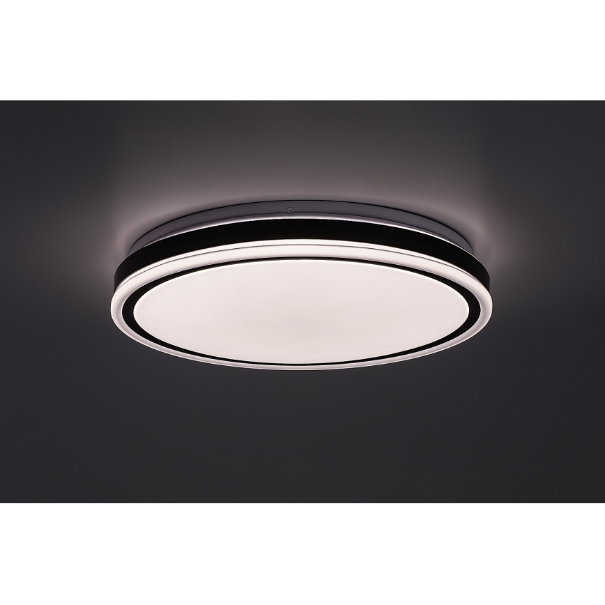 Rabalux - LED-hämardatav laelamp LED/20W/230V 3000-6500K läbimõõt 38,5 cm must + kaugjuhtimispult