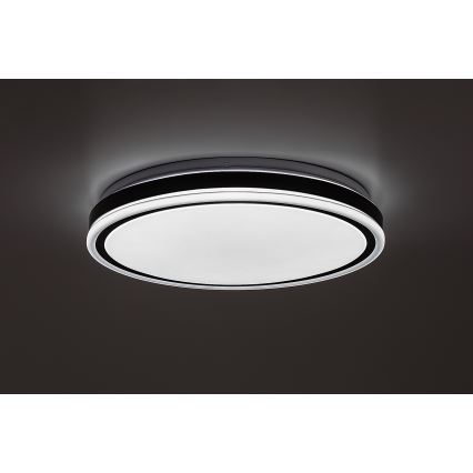 Rabalux - LED-hämardatav laelamp LED/20W/230V 3000-6500K läbimõõt 38,5 cm must + kaugjuhtimispult