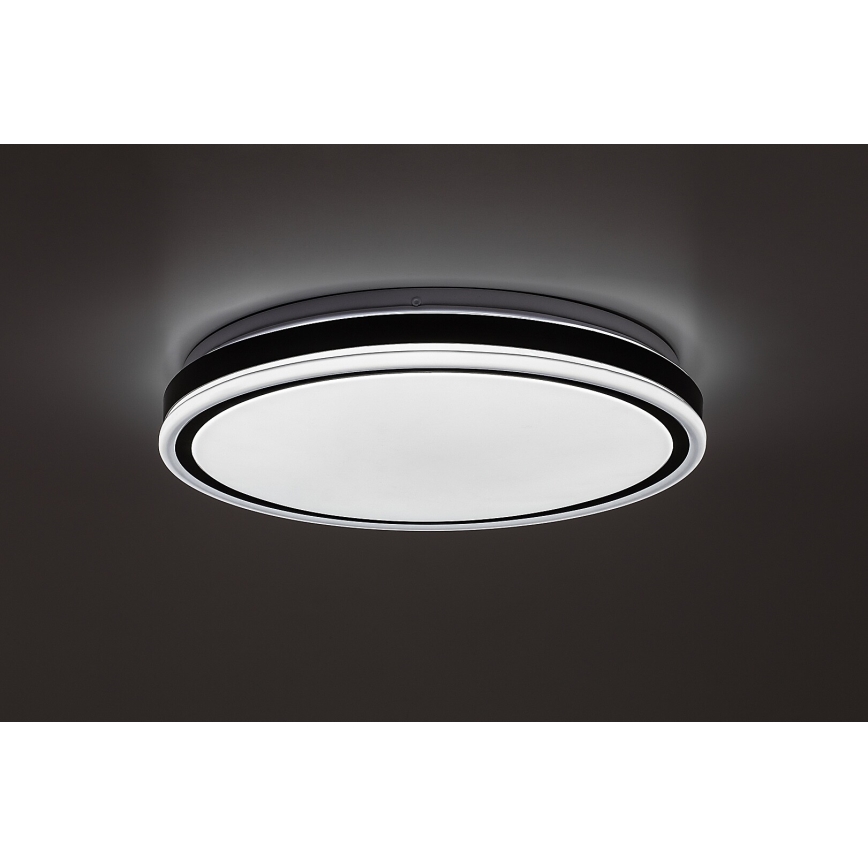 Rabalux - LED-hämardatav laelamp LED/20W/230V 3000-6500K läbimõõt 38,5 cm must + kaugjuhtimispult