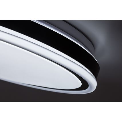 Rabalux - LED-hämardatav laelamp LED/20W/230V 3000-6500K läbimõõt 38,5 cm must + kaugjuhtimispult