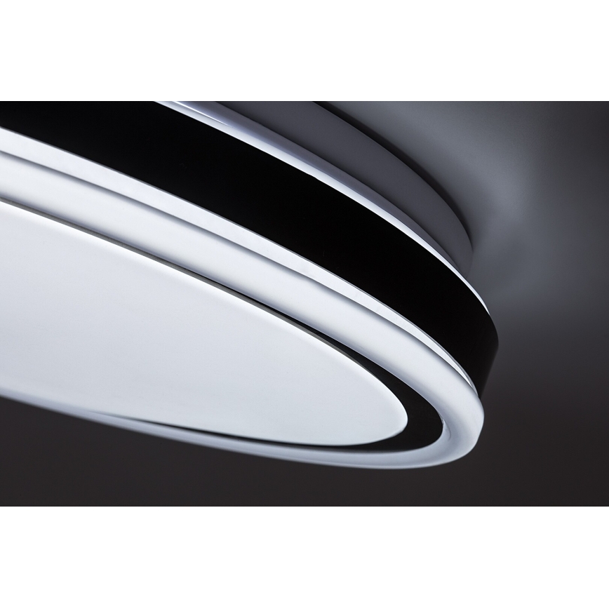 Rabalux - LED-hämardatav laelamp LED/20W/230V 3000-6500K läbimõõt 38,5 cm must + kaugjuhtimispult