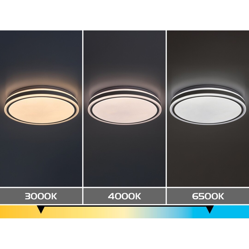 Rabalux - hämardatav LED-laelamp LED/23W/230V 3000-6500K läbimõõt 38,5 cm valge + kaugjuhtimispult