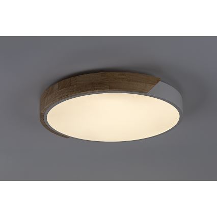 Rabalux - LED laelamp LED/24W/230V 3000K valge/tamm läbimõõt 61 cm