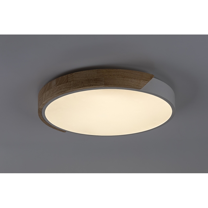 Rabalux - LED laelamp LED/24W/230V 3000K valge/tamm läbimõõt 61 cm