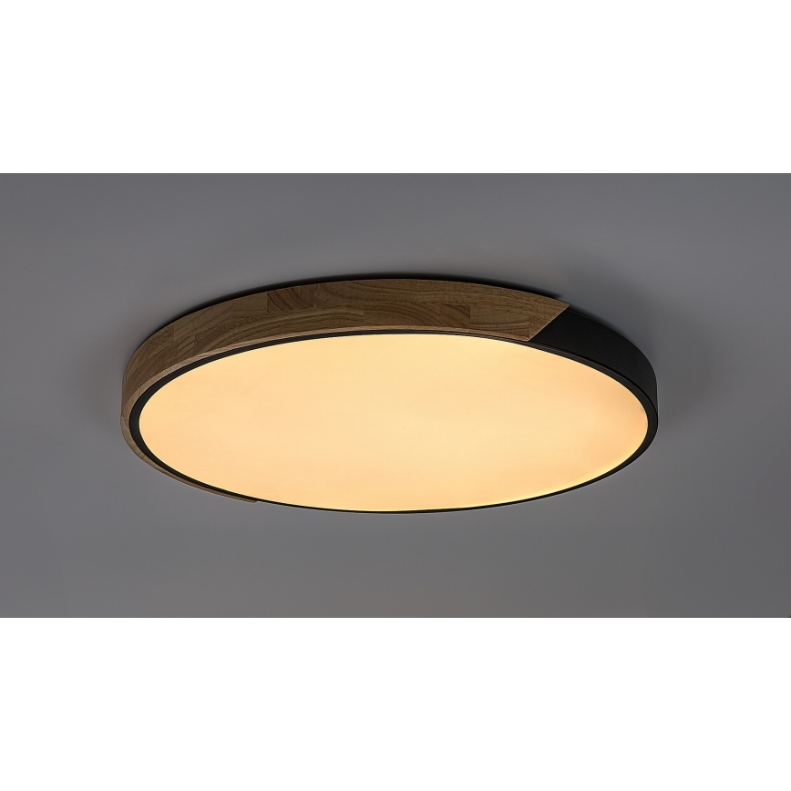 Rabalux - LED-laelamp LED/42W/230V 3000/4000/6500K must/tamm, läbimõõt 41 cm