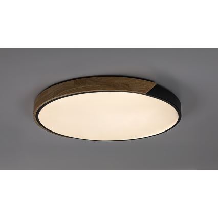 Rabalux - LED-laelamp LED/42W/230V 3000/4000/6500K must/tamm, läbimõõt 41 cm
