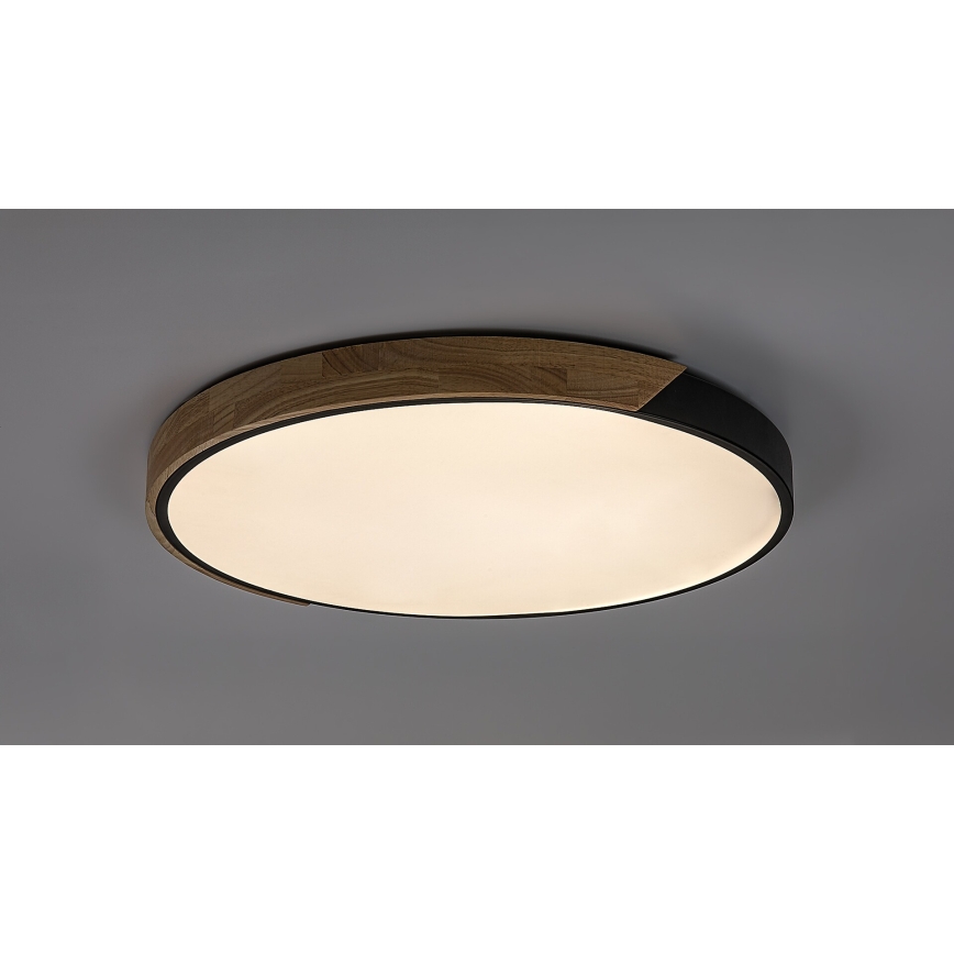 Rabalux - LED-laelamp LED/42W/230V 3000/4000/6500K must/tamm, läbimõõt 41 cm