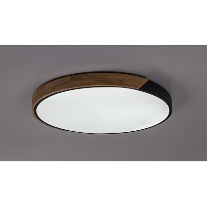 Rabalux - LED-laelamp LED/42W/230V 3000/4000/6500K must/tamm, läbimõõt 41 cm