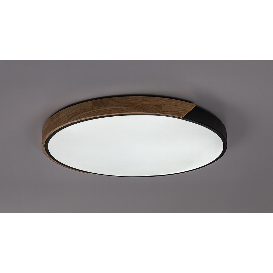 Rabalux - LED-laelamp LED/42W/230V 3000/4000/6500K must/tamm, läbimõõt 41 cm