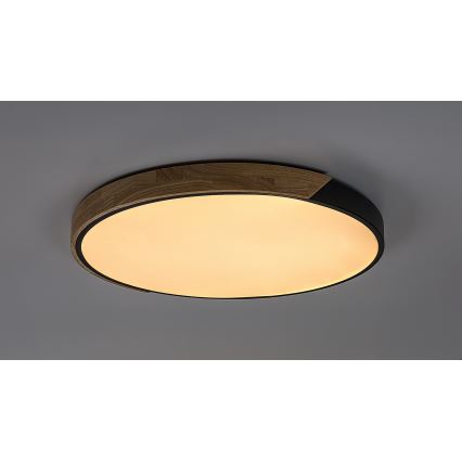 Rabalux - LED laelamp LED/42W/230V 3000/4000/6500K must/tamm läbimõõt 61 cm