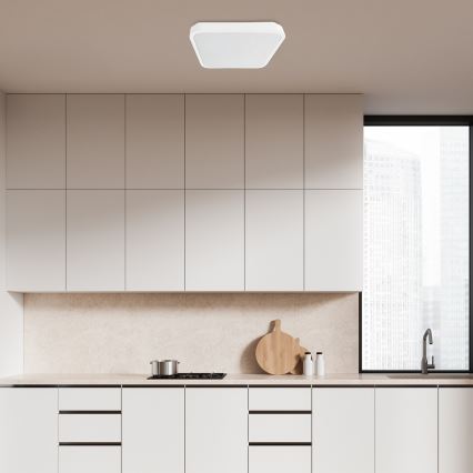 Rabalux - LED Hämardatav laevalgusti vannituppa LED/36W/230V 3000-6000K IP44 42x42 cm valge + kaugjuhtimispult