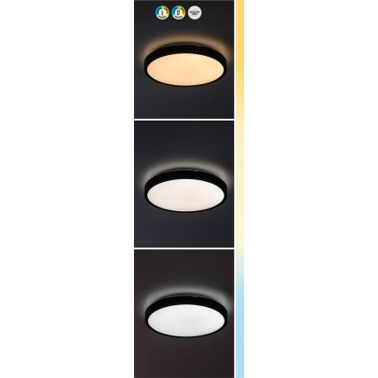 Rabalux - LED Hämardatav laevalgusti vannituppa LED/24W/230V 3000-6000K IP44 d. 35,5 cm valge + kaugjuhtimispult