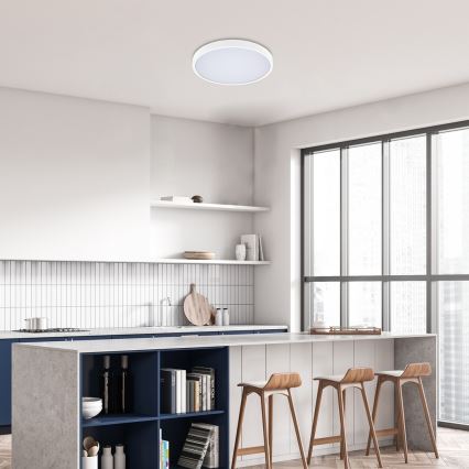 Rabalux - LED Hämardatav laevalgusti vannituppa LED/36W/230V 3000-6000K IP44 d. 42 cm valge + kaugjuhtimispult