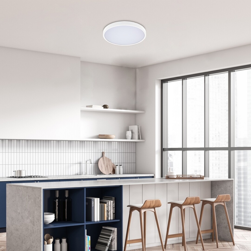 Rabalux - LED Hämardatav laevalgusti vannituppa LED/36W/230V 3000-6000K IP44 d. 42 cm valge + kaugjuhtimispult