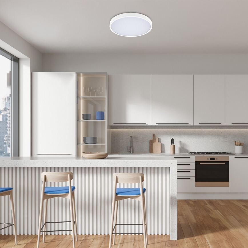 Rabalux - LED RGB Hämardatav laevalgusti vannituppa LED/36W/230V 3000-6000K Wi-Fi Tuya IP44 d. 42 cm valge + kaugjuhtimispult