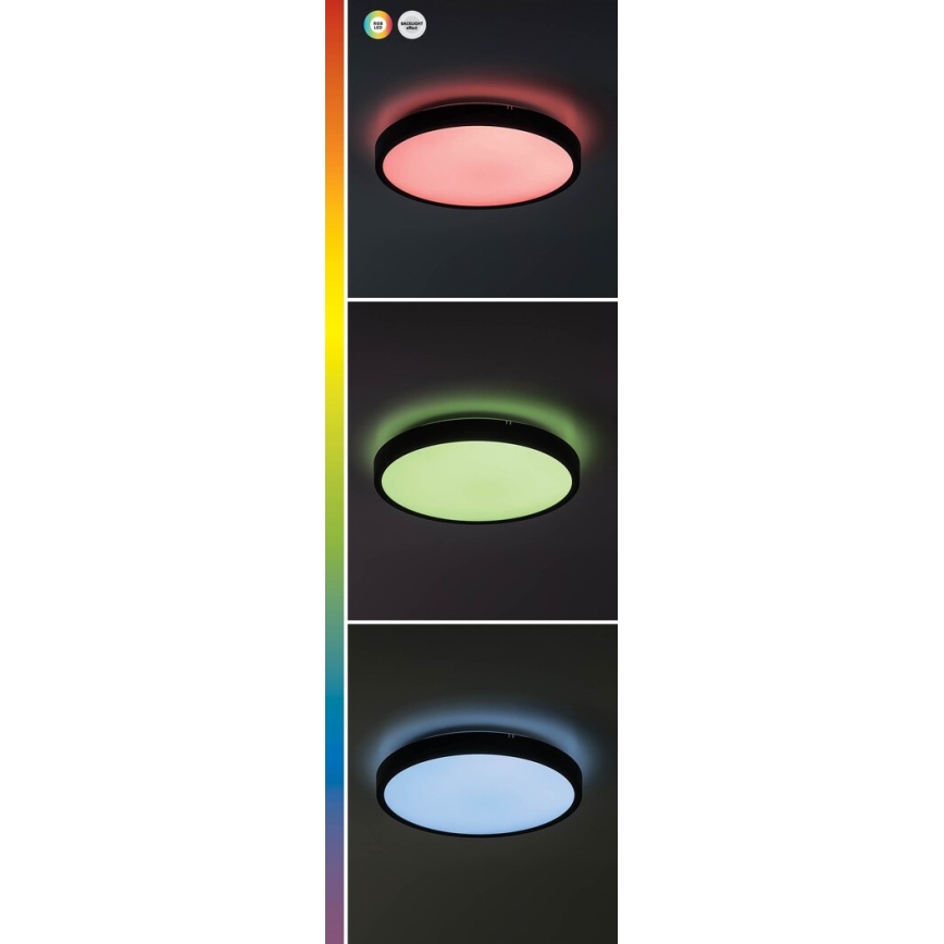 Rabalux - LED RGB Hämardatav laevalgusti vannituppa LED/36W/230V 3000-6000K Wi-Fi Tuya IP44 d. 42 cm valge + kaugjuhtimispult