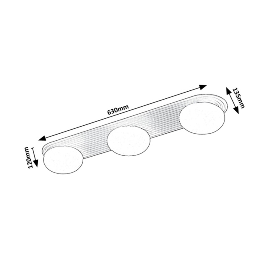 Rabalux - Laelamp 3xG9/25W/230V 63x13,5 cm