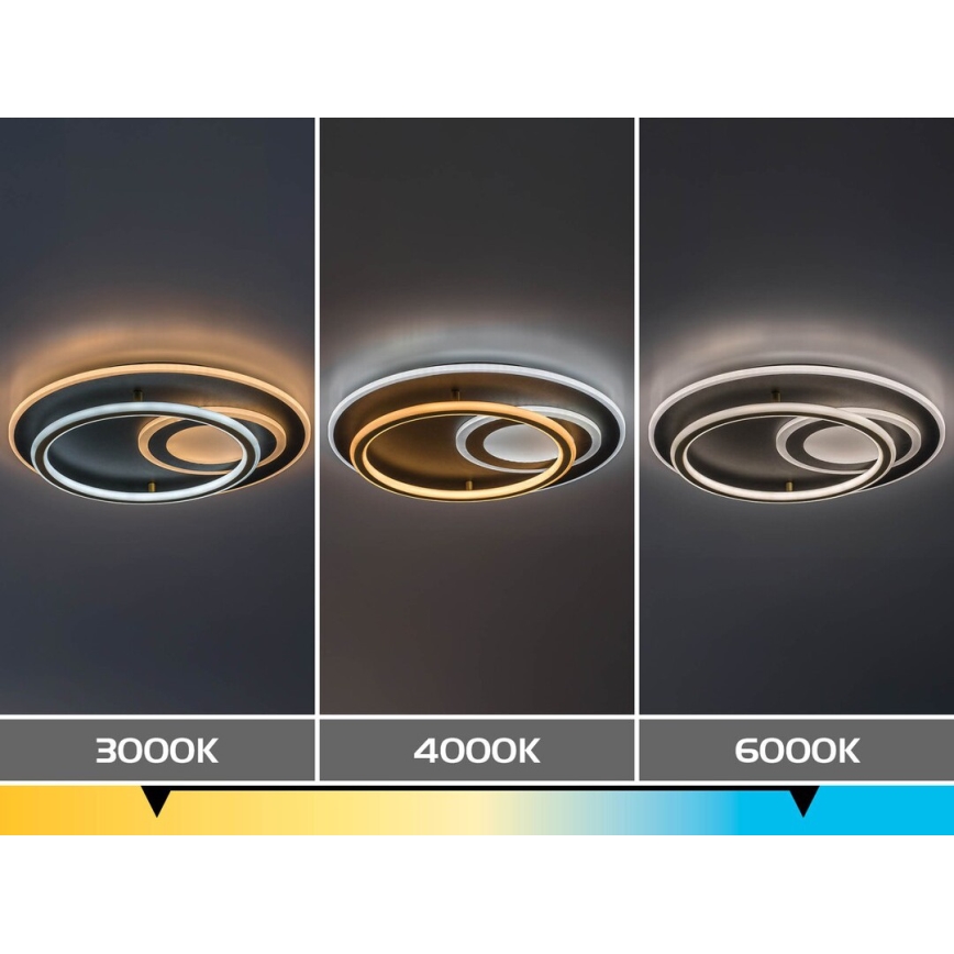Rabalux - hämardatav LED-laelamp LED/60W/230V 3000-6000K läbimõõt 50 cm + kaugjuhtimispult