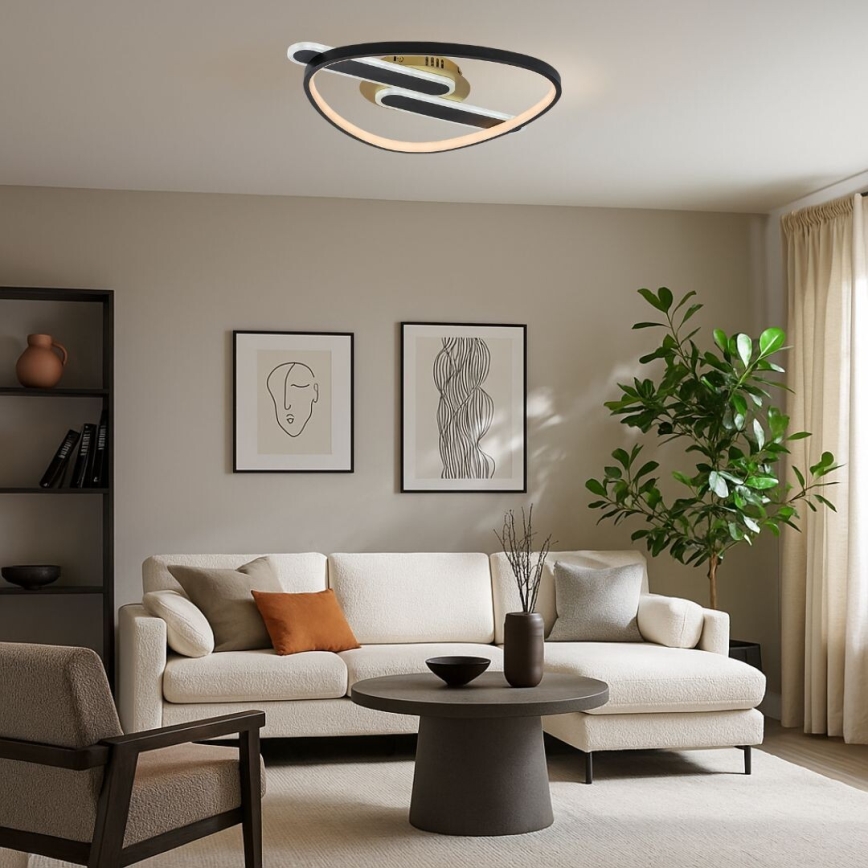 Rabalux - LED Hämardatav laelamp LED/60W/230V 3000-6000K 53x45 cm + kaugjuhtimispult