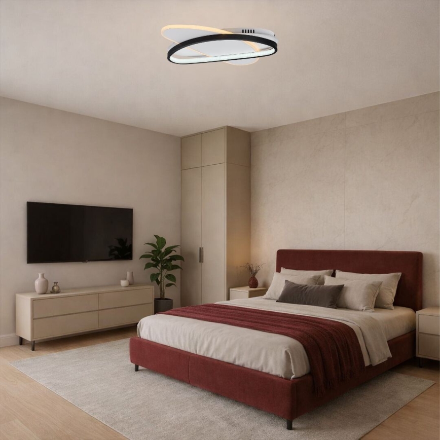 Rabalux - hämardatav LED-laelamp LED/57W/230V 3000-6000K 45x30,5 cm + kaugjuhtimispult
