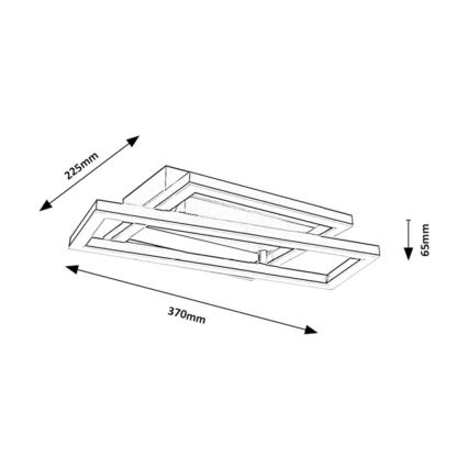 Rabalux - LED laevalgusti LED/24W/230V 37x22,5 cm