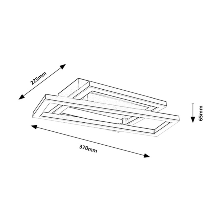 Rabalux - LED laevalgusti LED/24W/230V 37x22,5 cm