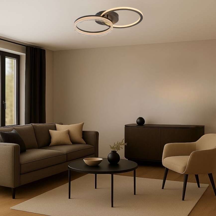 Rabalux - hämardatav LED-laelamp LED/38W/230V 3000-6500K 60x35 cm + kaugjuhtimispult