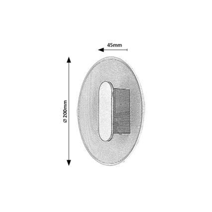 Rabalux - LED seinavalgusti LED/6W/230V
