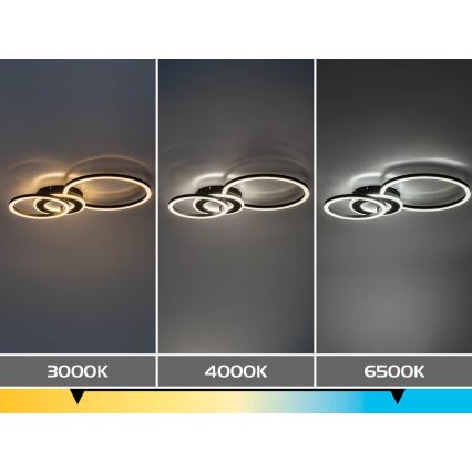 Rabalux - LED hämardatav laelamp LED/24W/230V 3000-6500K 46x33 cm + kaugjuhtimispult