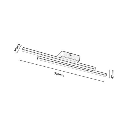 Rabalux - LED laevalgusti LED/12W/230V 3000K beež