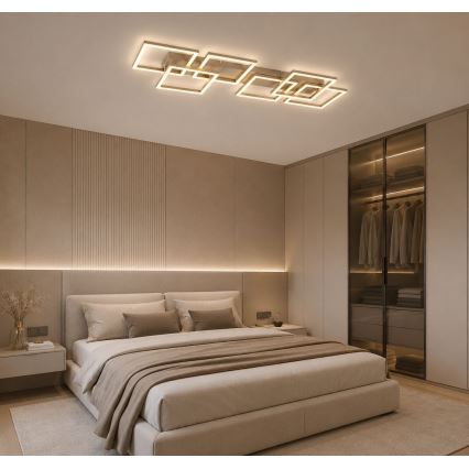 Rabalux - hämardatav LED-laelamp LED/40W/230V 3000-6500K 33x100 cm kuldne + kaugjuhtimispult