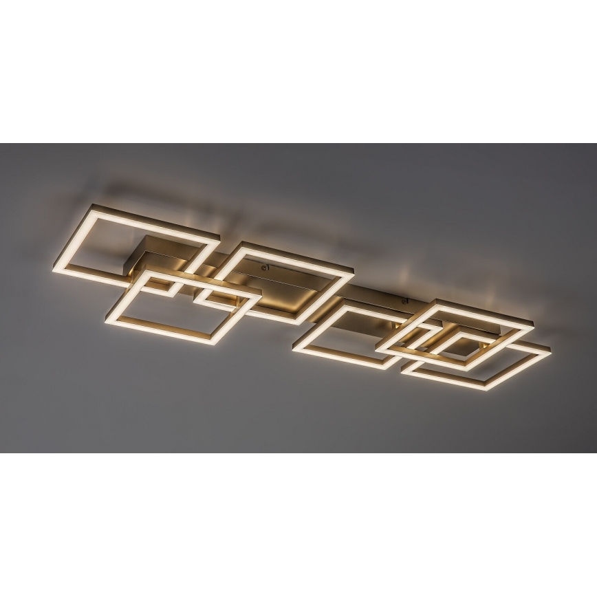 Rabalux - hämardatav LED-laelamp LED/40W/230V 3000-6500K 33x100 cm kuldne + kaugjuhtimispult