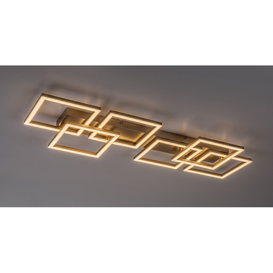 Rabalux - hämardatav LED-laelamp LED/40W/230V 3000-6500K 33x100 cm kuldne + kaugjuhtimispult