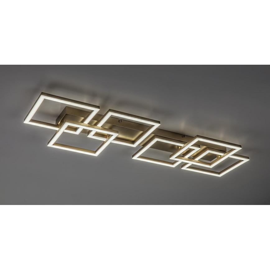 Rabalux - hämardatav LED-laelamp LED/40W/230V 3000-6500K 33x100 cm kuldne + kaugjuhtimispult
