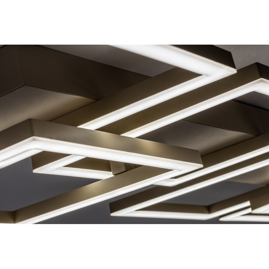 Rabalux - Hämardatav LED-laelamp LED/40W/230V 3000-6500K 33x100 cm beež + kaugjuhtimispult