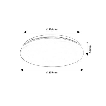 Rabalux - LED-vannitoa laelamp LED/18W/230V IP44 4000K läbimõõt 32 cm