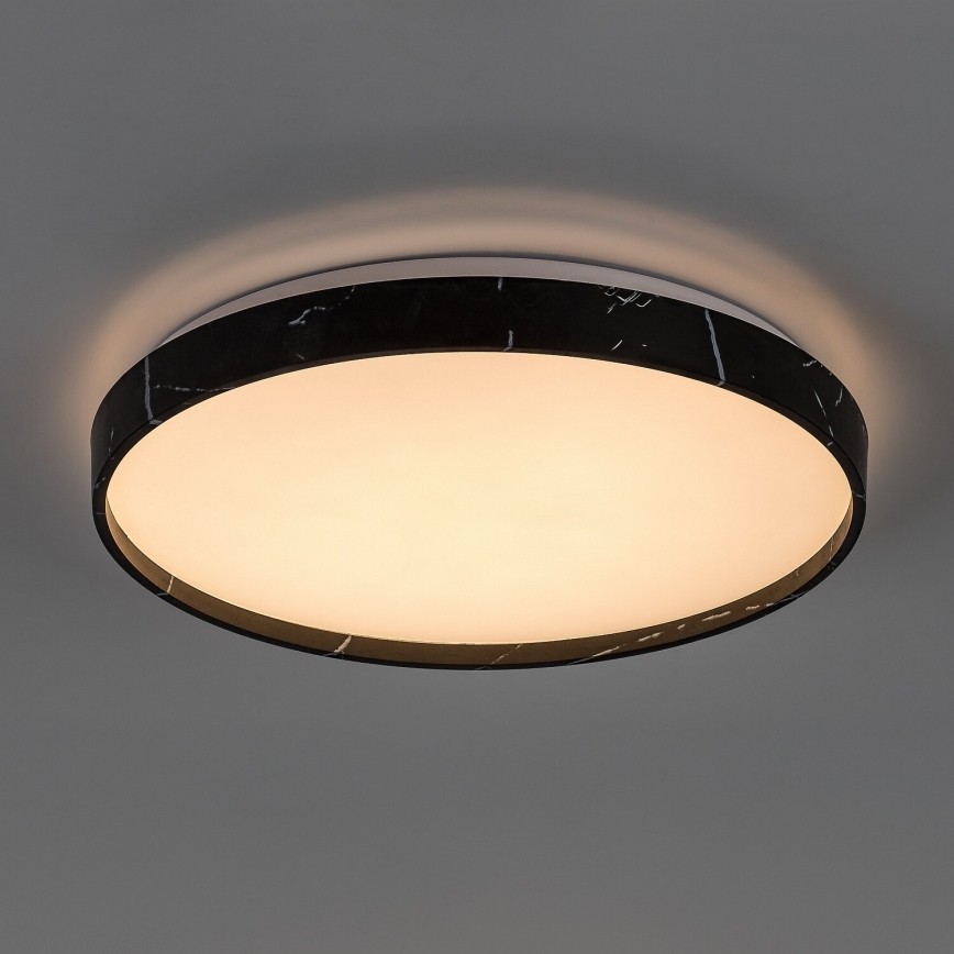 Rabalux - Hämardatav laelamp LED/24W/230V 3000-6500K läbimõõt 38 cm must + kaugjuhtimispult