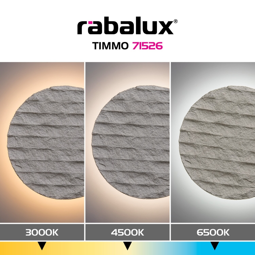 Rabalux - LED seinavalgusti LED/12W/230V 3000/4500/6500K beež