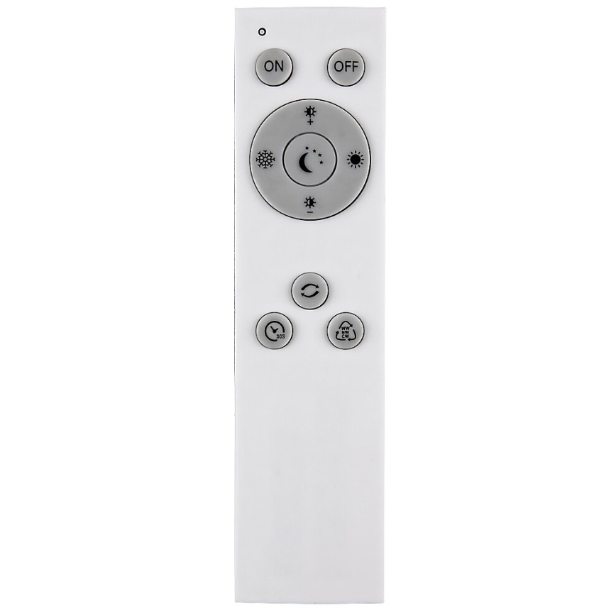 Rabalux - LED Hämardatav lühter LED/38W/230V 3000-6500K must +kaugjuhtimispult