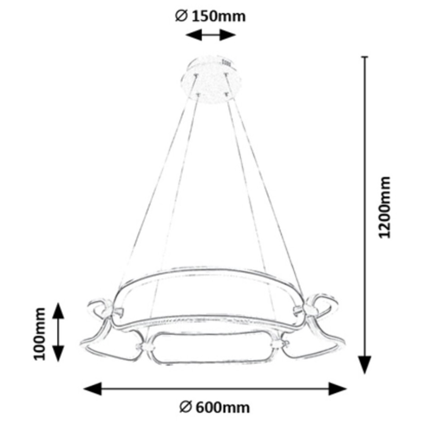 Rabalux - LED Lühter LED/67W/230V 4000K