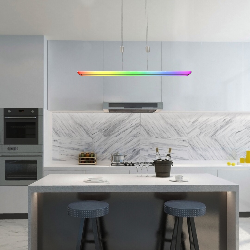 Rabalux - LED RGB Hämardatav lühter LED/24W/230V Wi-Fi + kaugjuhtimispult