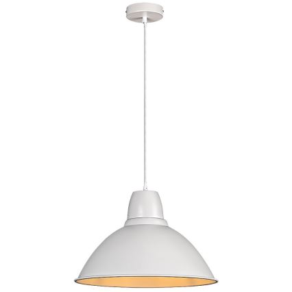 Rabalux - Rippvalgusti kaabliga 1xE27/60W/230V Ø 36 cm valge