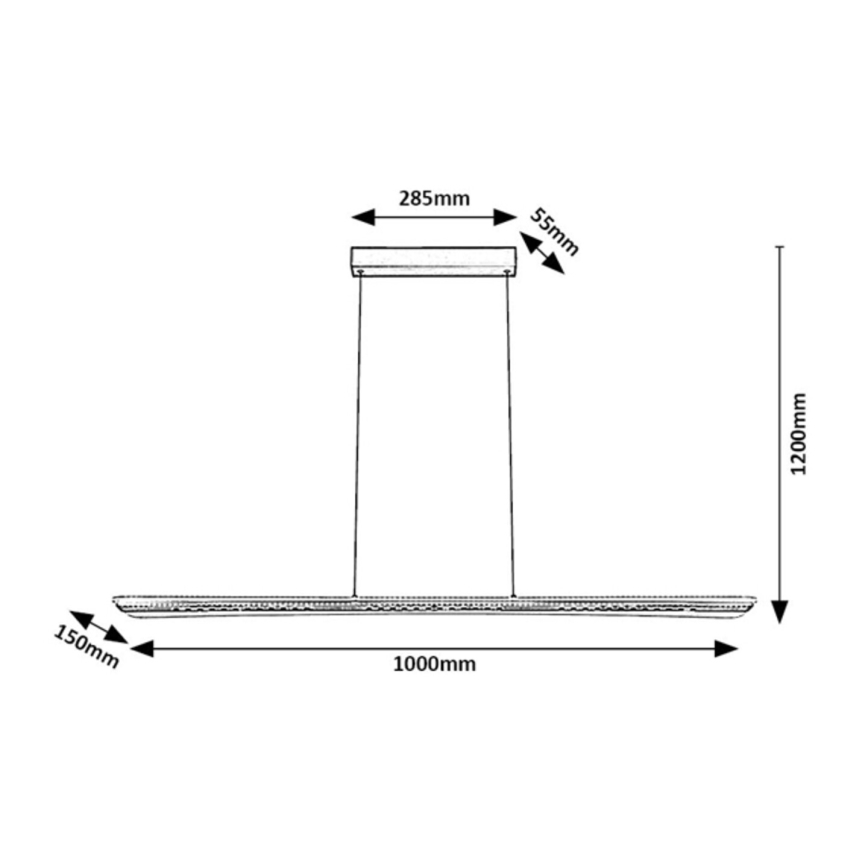 Rabalux - LED rippvalgusti kaablil LED/40W/230V 3000K