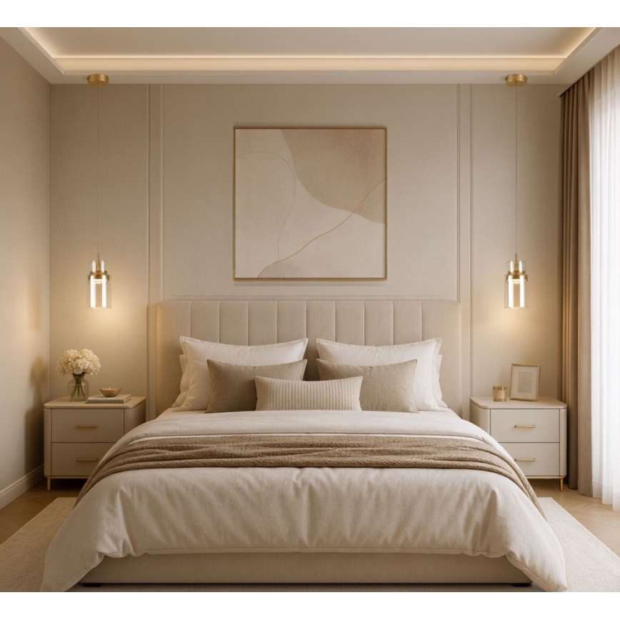 Rabalux - LED rippvalgusti kaablil LED/10W/230V 3000K kuldne