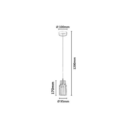 Rabalux - LED rippvalgusti kaablil LED/10W/230V 3000K kuldne
